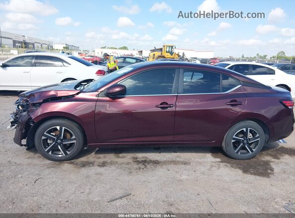 3N1AB8CV5RY219837 2024 NISSAN SENTRA Темно-бордовый 