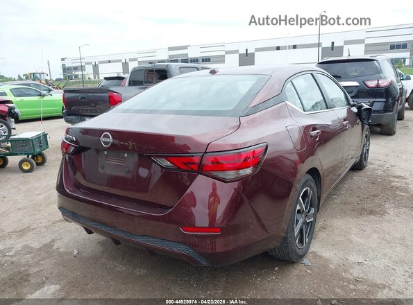 3N1AB8CV5SY288775 2025 NISSAN SENTRA Maroon Задня права чверть