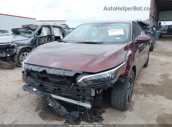 3N1AB8CV5SY288775 2025 NISSAN SENTRA Maroon Передня ліва чверть