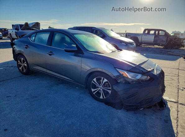 3N1AB8CV6MY249759 2021 NISSAN SENTRA Gray წინა მარჯვენა