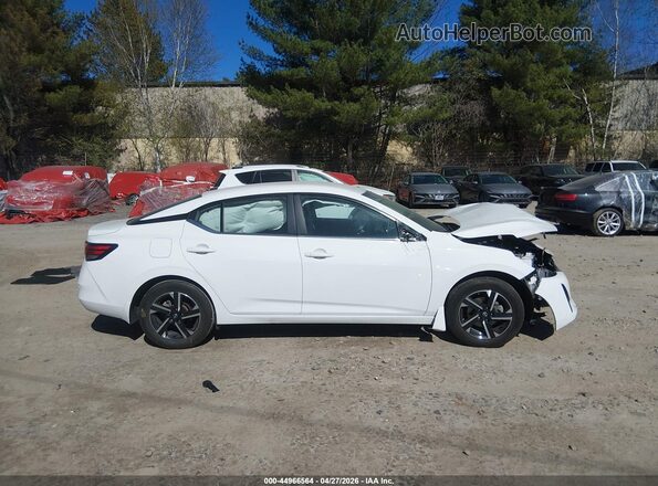 3N1AB8CV6SY409796 2025 NISSAN SENTRA White Սալոնի 360 աստիճան տեսք