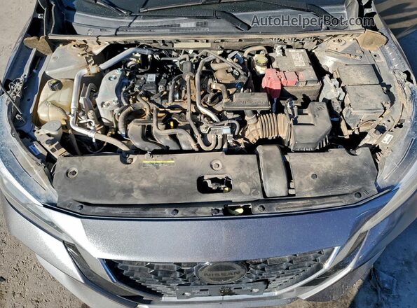 3N1AB8CV7MY227642 2021 NISSAN SENTRA Gray უკანა სალონის ხედი