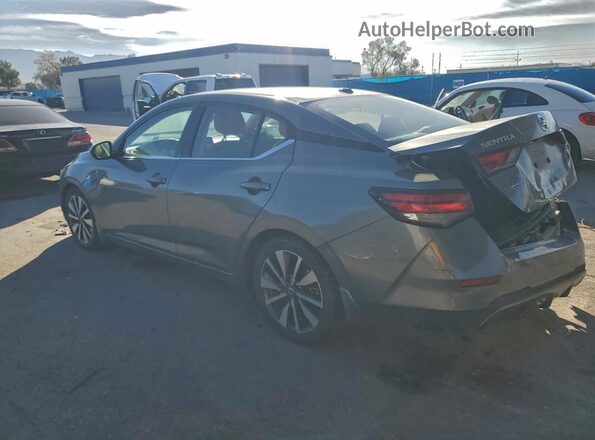 3N1AB8CV7MY227642 2021 NISSAN SENTRA Gray უკანა მარცხენა