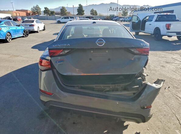 3N1AB8CV7MY227642 2021 NISSAN SENTRA Gray უკანა ხედი