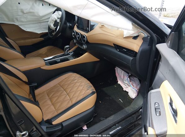 3N1AB8CV7MY246272 2021 NISSAN SENTRA Black Front interior view