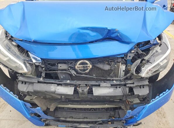 3N1AB8CV8MY235975 2021 NISSAN SENTRA Blue Սալոնի հետևի տեսք