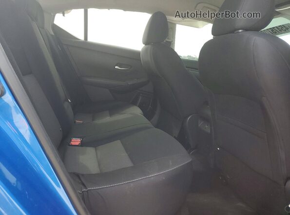 3N1AB8CV8MY235975 2021 NISSAN SENTRA Blue Հետևի նստատեղերի տեսք