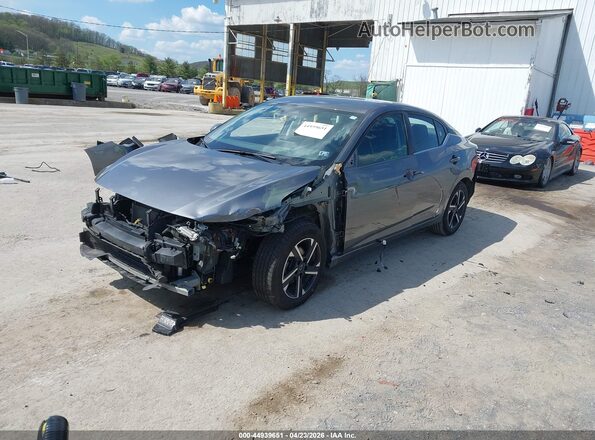 3N1AB8CV8RY276310 2024 NISSAN SENTRA Gray წინა მარცხენა ხედი სამი მეოთხედიდან