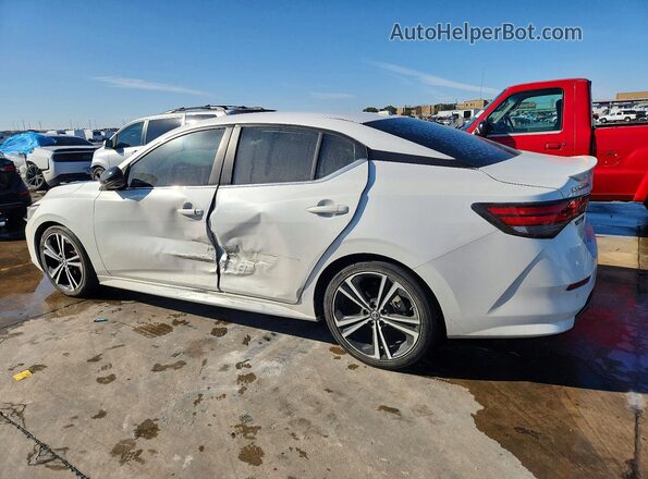3N1AB8DV2MY254522 2021 NISSAN SENTRA Белый Задняя левая четверть