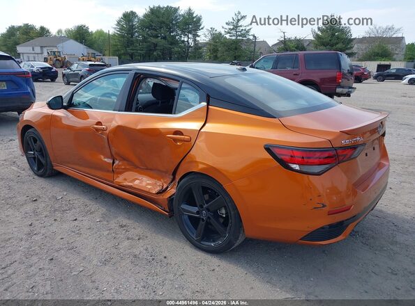 3N1AB8DV2RY309901 2024 NISSAN SENTRA Оранжевый Задняя левая четверть