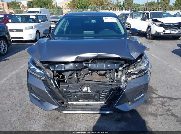 3N1AB8DV3LY286359 2020 NISSAN SENTRA Серый Вид задней части салона