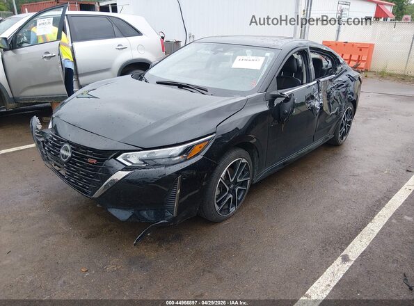 3N1AB8DV3RY313522 2024 NISSAN SENTRA Черный Передняя левая четверть