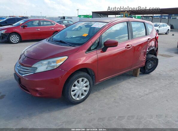 3N1CE2CP6GL402494 2016 NISSAN VERSA NOTE Red წინა მარცხენა ხედი სამი მეოთხედიდან