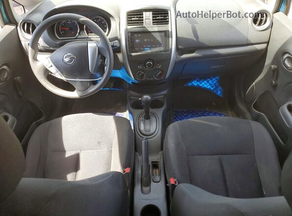 3N1CE2CP7GL377959 2016 NISSAN VERSA Teal Dashboard view