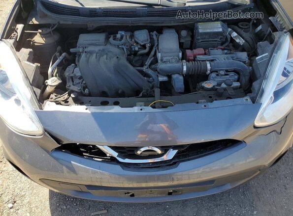 3N1CK3CP4HL259979 2017 NISSAN MICRA Gray უკანა სალონის ხედი