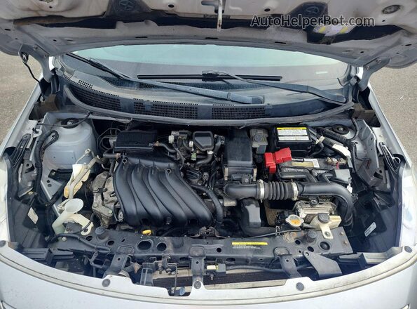 3N1CN7AP2GL890813 2016 NISSAN VERSA Silver უკანა სალონის ხედი