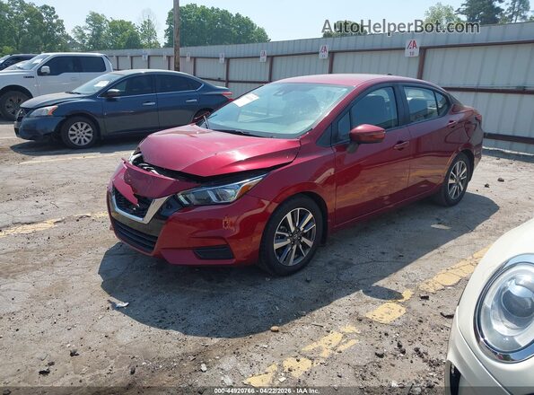 3N1CN8EVXLL831727 2020 NISSAN VERSA Red Vista tres cuartos delantera izquierda