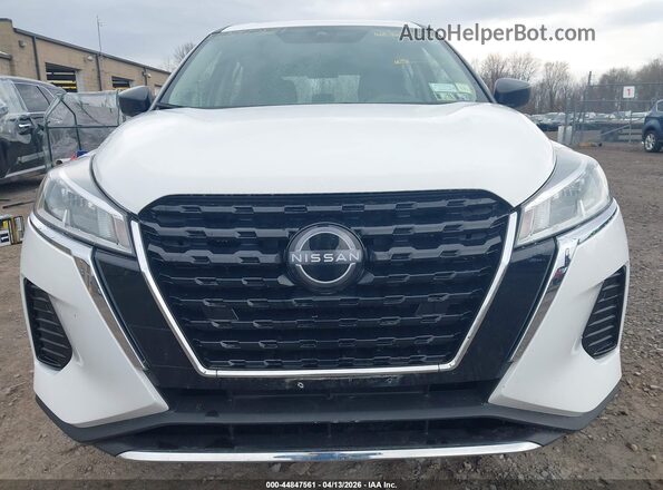 3N1CP5BV1NL528481 2022 NISSAN KICKS White Սարքավորումների վահանակի տեսք