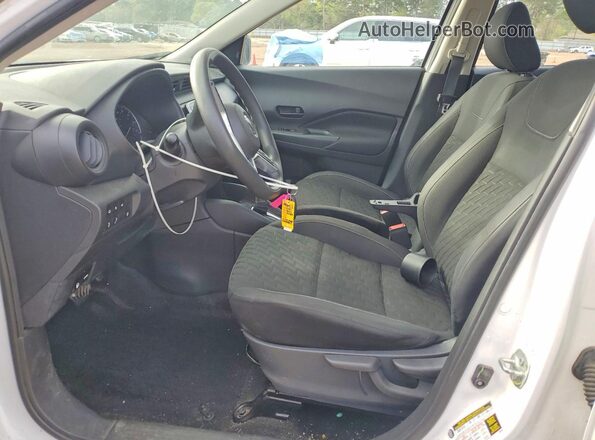 3N1CP5BV3ML518582 2021 NISSAN KICKS Белый Вид салона спереди
