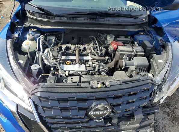 3N1CP5BV3PL533376 2023 NISSAN KICKS Blue Rear interior view