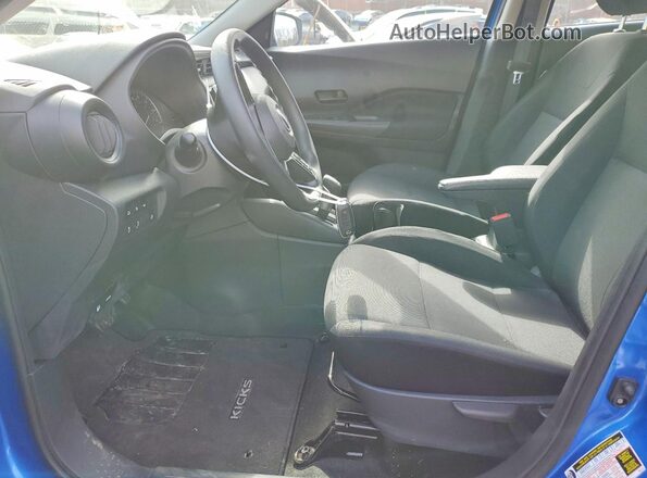3N1CP5BV3PL533376 2023 NISSAN KICKS Blue Front interior view