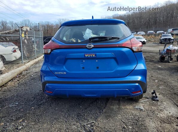3N1CP5BV3PL533376 2023 NISSAN KICKS Blue Rear view