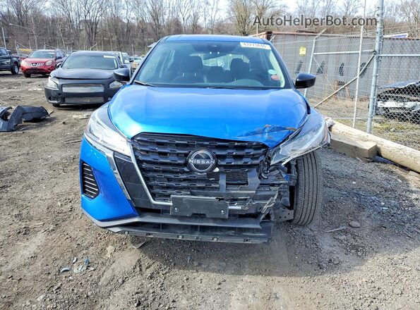 3N1CP5BV3PL533376 2023 NISSAN KICKS Blue Front view