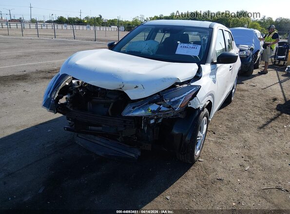 3N1CP5BV4SL492751 2025 NISSAN KICKS PLAY White წინა მარცხენა ხედი სამი მეოთხედიდან