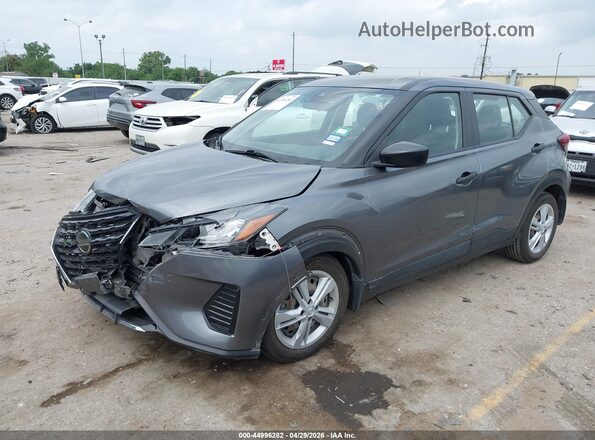 3N1CP5BV7ML552234 2021 NISSAN KICKS Серый Передняя левая четверть