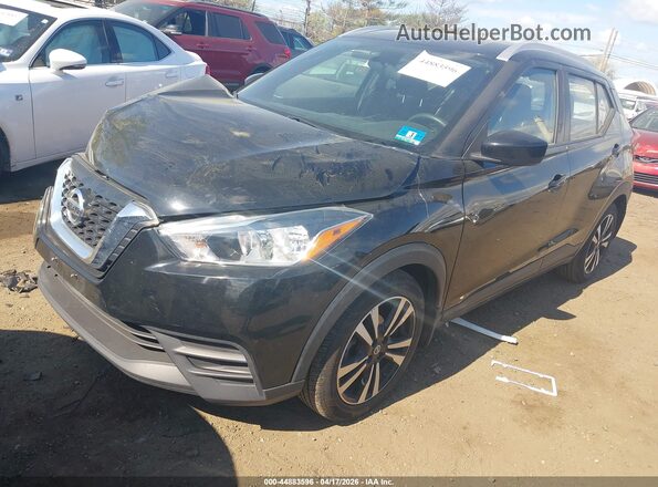 3N1CP5CU4KL498555 2019 NISSAN KICKS Черный Передняя левая четверть