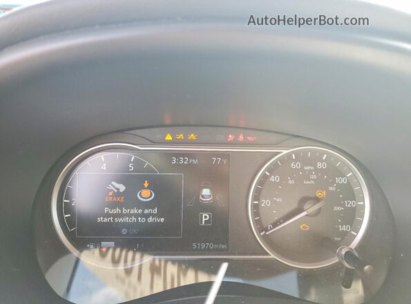 3N1CP5CV0LL575058 2020 NISSAN KICKS Red Սարքավորումների վահանակի տեսք