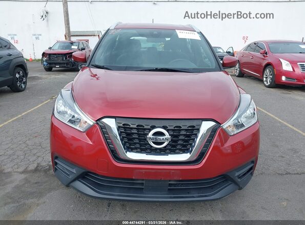 3N1CP5CV1LL477561 2020 NISSAN KICKS Red ხელსაწყოთა პანელის ხედი