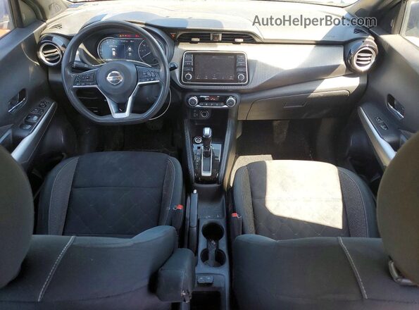 3N1CP5CV2LL499410 2020 NISSAN KICKS Синий Вид панели приборов