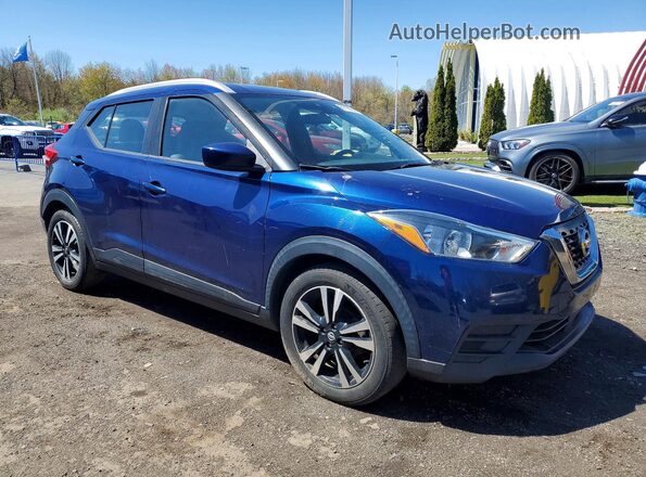 3N1CP5CV2LL499410 2020 NISSAN KICKS Синий Передняя правая четверть