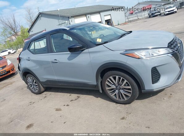 3N1CP5CV3PL542318 2023 NISSAN KICKS Gray უკანა სალონის ხედი