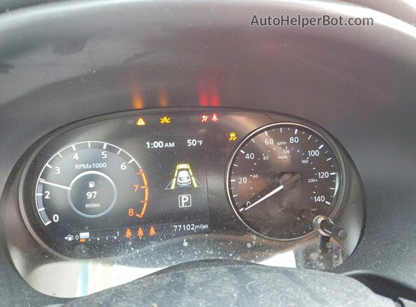3N1CP5CV4NL501368 2022 NISSAN KICKS Красный Вид щитка приборов