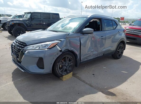 3N1CP5CV5ML565580 2021 NISSAN KICKS Gray 