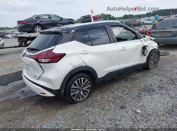 3N1CP5CV6ML470686 2021 NISSAN KICKS White Задня права чверть