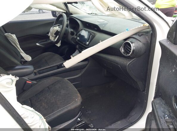 3N1CP5CV6ML470686 2021 NISSAN KICKS White Вид салону спереду
