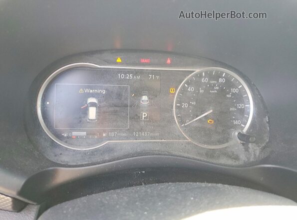 3N1CP5CV7LL530098 2020 NISSAN KICKS Черный Вид щитка приборов