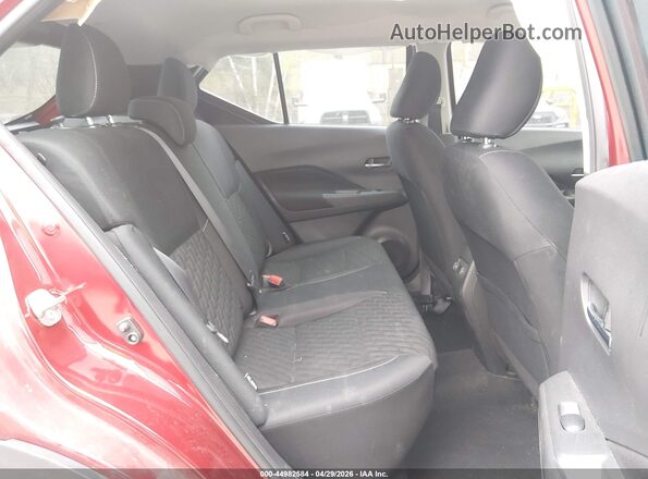 3N1CP5CV8ML554329 2021 NISSAN KICKS Red VIN կոդի պիտակի տեսք