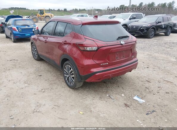 3N1CP5CV8ML554329 2021 NISSAN KICKS Red Հետևի ձախ