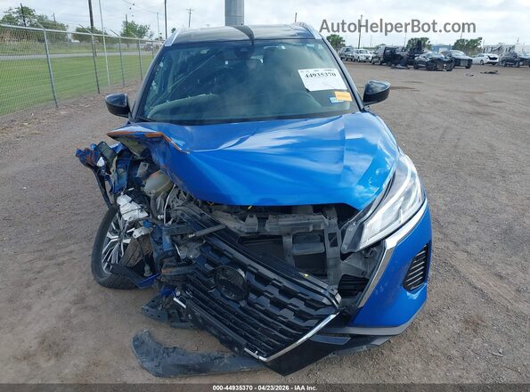 3N1CP5CV9PL551220 2023 NISSAN KICKS Blue Vista del cuadro de instrumentos