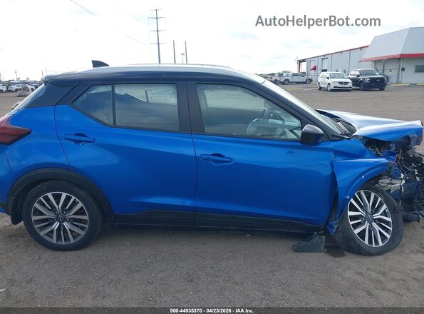 3N1CP5CV9PL551220 2023 NISSAN KICKS Blue Vista interior trasera
