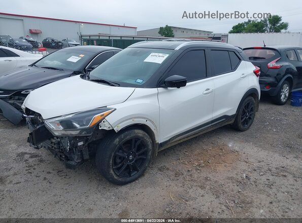 3N1CP5DV1LL546635 2020 NISSAN KICKS White წინა მარცხენა ხედი სამი მეოთხედიდან
