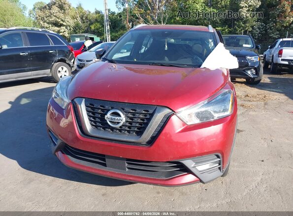 3N1CP5DV2LL530945 2020 NISSAN KICKS Красный Вид щитка приборов