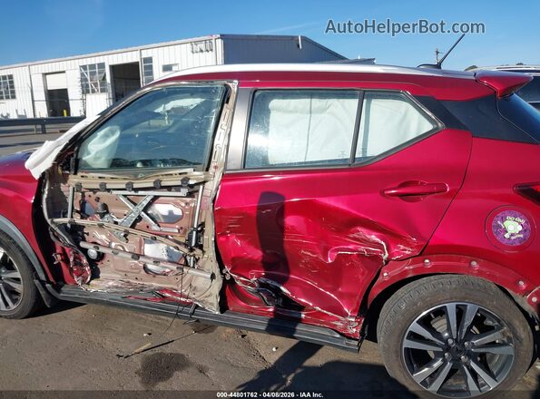 3N1CP5DV2LL530945 2020 NISSAN KICKS Красный Панорамный вид салона 360°
