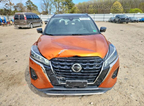 3N1CP5DV3ML474810 2021 NISSAN KICKS Оранжевый Вид спереди
