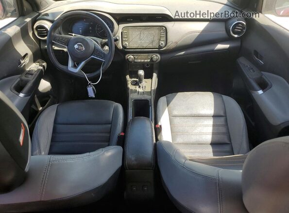 3N1CP5DV3ML522242 2021 NISSAN KICKS Red Vista del salpicadero
