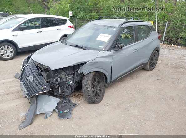 3N1CP5DV5PL477633 2023 NISSAN KICKS Gray Front left